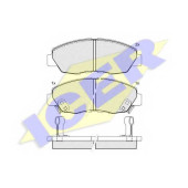 Колодки тормозные дисковые для HONDA CIVIC(EJ, EK, EM1, FA, FB, FD, FG, FK, FN) <b>ICER 181329 / 21498</b>