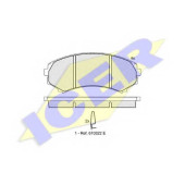 Колодки тормозные дисковые для MAZDA E-SERIE / MITSUBISHI ENDEAVOR, GRANDIS, PAJERO, PROUDIA/DIGNITY <b>ICER 181374 / 24066</b>