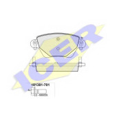 Колодки тормозные к-т FORD MONDEO 00-07/подходит для Jaguar X-Type (CF1) 01-> <b>ICER 181381701</b>