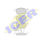 Колодки тормозные дисковые для FORD GALAXY(WGR) / VW SHARAN(7M6,7M8,7M9) <b>ICER 181384 / 21849</b>