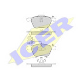 Колодки тормозные дисковые для FORD GALAXY(WGR) / VW SHARAN(7M6, 7M8, 7M9), TRANSPORTER(70XA, 70XB, 70XC, 70XD, 7DB, 7DK, 7DW) <b>ICER 181395 / 23269</b>