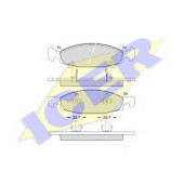 Колодки тормозные дисковые для JEEP GRAND CHEROKEE(WG,WJ) <b>ICER 181398 / 23631</b>