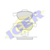 Колодки тормозные дисковые для RENAULT LAGUNA(BG0/1#,KG0/1#), MEGANE(EM0/1#,KM0/1#,LM0/1#) <b>ICER 181431 / 23215</b>