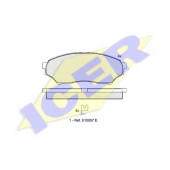 Колодки тормозные дисковые для MITSUBISHI PAJERO PININ(H6#W,H7#W) <b>ICER 181443 / 23487</b>