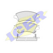 Колодки тормозные дисковые для TOYOTA COROLLA(##E11#, #E12J#, #E12T#, CDE12#, E15#, NDE12#, ZDE12#, ZZE12#) <b>ICER 181513 / 23766</b>