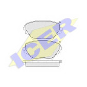 Колодки тормозные дисковые для TOYOTA RAV 4(ACA2#,CLA2#,XA2#,ZCA2#) <b>ICER 181519 / 23585</b>