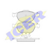 Колодки тормозные дисковые для FORD FIESTA(JD#,JH#), FOCUS(DAW,DBW,DNW), TOURNEO CONNECT, TRANSIT CONNECT(P65#,P70#,P80#) <b>ICER 181537 / 23440</b>