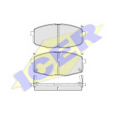 Колодки тормозные дисковые для HYUNDAI ELANTRA, i30 CW, i30 / KIA CARENS, CEED, CEE`D, CERATO KOUP, CERATO, PRO CEED, SOUL <b>ICER 181540 / 23966</b>