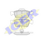 Колодки тормозные дисковые для MERCEDES CLS(C218, C219, X218), E(A207, C207, S211, S212, W211, W212), S(C215, C216, W220, W221), SL(R230) <b>ICER 181576 / 23334</b>