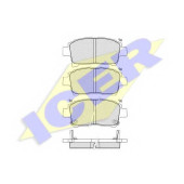 Колодки тормозные дисковые для TOYOTA bB(NCP3#, QNC2#), COROLLA(#E12J#, #E12T#, CDE12#, ZDE12#), IST(NCP6#), PRIUS(NHW20#) <b>ICER 181583 / 23904</b>
