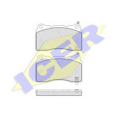 Колодки тормозные дисковые для CHEVROLET CORVETTE / HONDA CIVIC / MITSUBISHI LANCER / SUBARU IMPREZA, WRX <b>ICER 181585 / 23325</b>