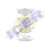 Колодки тормозные дисковые для SKODA FABIA(6Y2,6Y3,6Y5), ROOMSTER(5J) / VW POLO(9A4,9N#) <b>ICER 181590 / 21868</b>