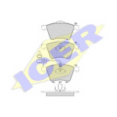 Колодки тормозные дисковые для FORD GALAXY(WGR) / VW SHARAN(7M6,7M8,7M9) <b>ICER 181605 / 23418</b>