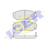 Колодки тормозные дисковые для KIA SORENTO(JC) <b>ICER 181606 / 24092</b>