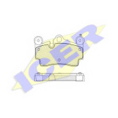 Колодки тормозные дисковые для AUDI Q7(4L) / PORSCHE CAYENNE(955,9PA) / VW TOUAREG(7L6,7L7,7LA) <b>ICER 181611 / 23694</b>