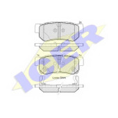 Колодки тормозные дисковые для HYUNDAI ELANTRA, GETZ, GRANDEUR, HIGHWAY, MATRIX, SANTA FE, SONATA, TRAJET, TUCSON, XG / KIA CARENS, MAGENTIS, OPIRUS, SPORTAGE / SSANGYONG RODIUS, STAVIC <b>ICER 181645 / 23543</b>