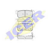 Колодки тормозные дисковые для DAEWOO KORANDO, MUSSO, REXTON / SSANGYONG ACTYON SPORTS, ACTYON, KORANDO, KYRON, MUSSO SPORTS, MUSSO, REXTON <b>ICER 181646 / 24050</b>