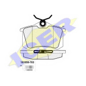 Колодки тормозные дисковые для AUDI A4, A6, ALLROAD / CITROEN C3, DS3 / NISSAN LATIO, NOTE, TIIDA / PEUGEOT 2008, 207, 208, 308 / RENAULT AVANTIME, CLIO, ESPACE, FLUENCE, GRAND, MEGANE, MODUS, SCENIC, THALIA, TWINGO, WIND <b>ICER 181650-703 / 23554</b>