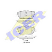Колодки тормозные дисковые для BMW 1(E81,E82,E87,E88), 2(F45) <b>ICER 181662-202 / 23916</b>