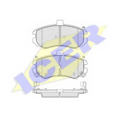 Колодки тормозные дисковые для HYUNDAI ELANTRA(XD) <b>ICER 181666 / 24369</b>