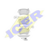 Колодки тормозные дисковые для AUDI A4(8EC,8ED,8H7,8HE,B6,B7) / VW PHAETON(3D#) <b>ICER 181674 / 23326</b>