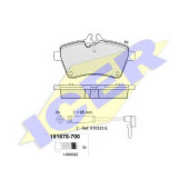 Колодки тормозные дисковые для MERCEDES A(W169), B(W245) <b>ICER 181678-700 / 24077</b>