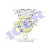 Колодки тормозные дисковые для BMW 1(E82), 3(E90,E92,E93), 5(E60,E61), 6(E63,E64), 7(E65,E66,E67), X5(E70), X6(E71,E72,F16,F86) <b>ICER 181687 / 23730</b>