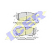 Колодки тормозные дисковые для SUBARU FORESTER(SH, SJ), LEGACY(B13#, BL, BM, BN, BP, BR, BS), LEVORG, OUTBACK(BL, BM, BP, BR, BS), TRIBECA(B9), WRX(GJ) <b>ICER 181697 / 24222</b>