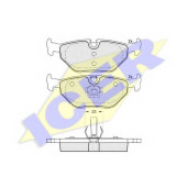 Колодки тормозные дисковые для BMW 3(E36,E46), Z4(E85,E86) / SAAB 9-5(YS3E) <b>ICER 181707 / 21934</b>