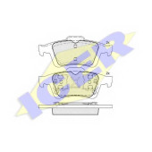 Колодки тормозные дисковые для FORD FOCUS(DA#) / MAZDA 3(BK) / VOLVO S40(MS), V50(MW) <b>ICER 181743 / 25212</b>