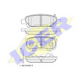 Колодки тормозные дисковые для CHRYSLER SEBRING / JEEP COMPASS, PATRIOT / MITSUBISHI LANCER, OUTLANDER <b>ICER 181746 / 24014</b>
