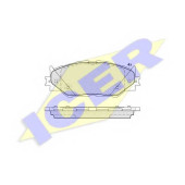 Колодки тормозные дисковые для LEXUS IS(ALE2#, AVE3#, GSE2#, GSE3#, USE2#) <b>ICER 181750 / 23983</b>