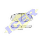 Колодки тормозные дисковые для TOYOTA AURIS, MIRAI, PRIUS PLUS, PRIUS, RAV 4, ZELAS <b>ICER 181762 / 24337</b>