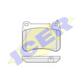 Колодки тормозные дисковые для MERCEDES C(CL203,S203,W203), CLC(CL203), CLK(A209,C209), SLK(R171) <b>ICER 181769 / 23945</b>
