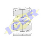 Колодки тормозные дисковые для TOYOTA FORTUNER, HILUX <b>ICER 181781 / 21680</b>
