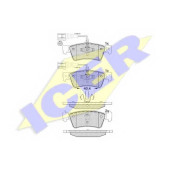Колодки тормозные дисковые для VW TOUAREG(7L6,7L7,7LA) <b>ICER 181815 / 24367</b>