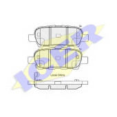 Колодки тормозные дисковые для INFINITI G / NISSAN ALTIMA, CUBE, LATIO, QASHQAI, TIIDA, X-TRAIL / RENAULT KOLEOS / SUZUKI KIZASHI <b>ICER 181838 / D1288-8405</b>