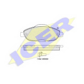 Колодки тормозные дисковые для PEUGEOT 3008, 308(4A#,4C#), 408, 5008 <b>ICER 181851 / 24660</b>