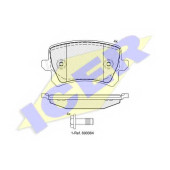 Колодки тормозные дисковые для AUDI A6, Q3 / VW CC, PASSAT, SHARAN, TIGUAN <b>ICER 181857 / 24483</b>