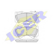 Колодки тормозные дисковые для LANCIA FULVIA / LEXUS LX / TOYOTA LAND CRUISER 150, LAND CRUISER 200, SEQUOIA, TUNDRA <b>ICER 181874 / 24386</b>