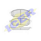 Колодки тормозные дисковые для INFINITI FX, M, M35, M37, M45, Q45, Q60, Q70, QX50 / NISSAN 350 Z, 370 Z, CIMA, MURANO, NAVARA, PATHFINDER, QASHQAI / RENAULT KOLEOS <b>ICER 181876 / 23698</b>