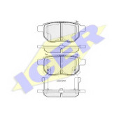 Колодки тормозные дисковые для SUBARU TREZIA / TOYOTA AURIS, bB, COROLLA, IQ, URBAN CRUISER, VERSO S, VIOS/YARIS, YARIS, ZELAS <b>ICER 181899 / 24610</b>