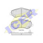 Колодки тормозные дисковые для CHRYSLER GRAND VOYAGER(RT) / JEEP CHEROKEE(KK), WRANGLER(JK,TJ) / LANCIA VOYAGER(RT) / VW ROUTAN <b>ICER 181908 / 24604</b>