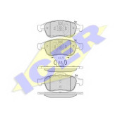 Колодки тормозные дисковые для NISSAN TERRANO / RENAULT CAPTUR, DUSTER, FLUENCE, GRAND, MEGANE, MODUS, SCENIC / VW PASSAT <b>ICER 181915 / 24914</b>