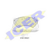 Колодки тормозные дисковые для PORSCHE CAYENNE(92A,955,9PA), MACAN(95B), PANAMERA(970) / VW TOUAREG(7L6,7L7,7LA,7P5) <b>ICER 181921 / 24553</b>