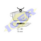 Колодки тормозные дисковые для CITROEN C4(B7), DS4, DS5 / PEUGEOT 3008, 308(4A#,4C#), 5008, 508, RCZ <b>ICER 181928 / 24922</b>