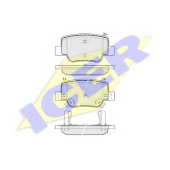 Колодки тормозные дисковые для TOYOTA VERSO(#AUR2#,#ZGR2#) <b>ICER 181945 / 24926</b>