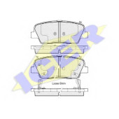 Колодки тормозные дисковые для HYUNDAI EQUUS / CENTENNIAL, GENESIS(BH), SANTA FE(CM,DM) / KIA SORENTO(XM) <b>ICER 181954 / 25520</b>