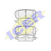 Колодки тормозные дисковые для HYUNDAI ELANTRA, ix35, SONATA / KIA CERATO KOUP, CERATO, OPTIMA, PICANTO, SPORTAGE <b>ICER 181955 / 25292</b>