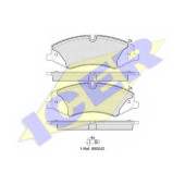 Колодки тормозные дисковые для LAND ROVER DISCOVERY(LA), RANGE ROVER(LM,LS) <b>ICER 181957 / 25021</b>